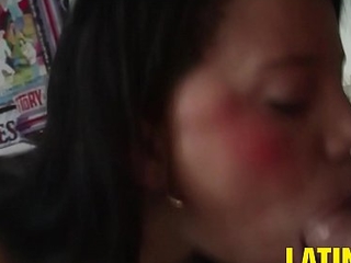Amateur Latina Messy Throat Mad about