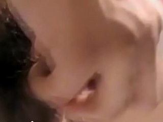 Shapely youngster jacking hairy horseshit and cumshot