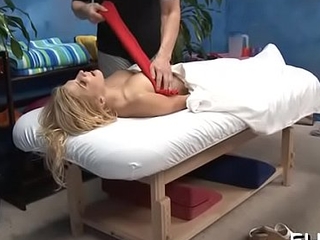 Hawt gives a hawt massage with a hawt surprise fuck!